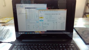 LENOVO G50-30 ハードディスクの診断
