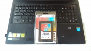 LENOVO G50-30 HDDからSSDへ交換