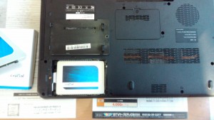 dynabook Qosmio T560/T4AB(PT560T4ABTB) SSD換装