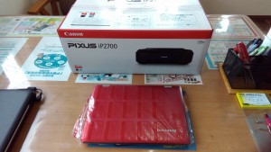 Lenovo ideapad300SとCANON PIXUS iP2700の設置・設定