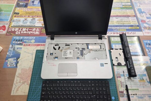 キーボードが全く反応しない…を解決！交換せず接点復活剤で修理｜HP ProBook 450 G3
