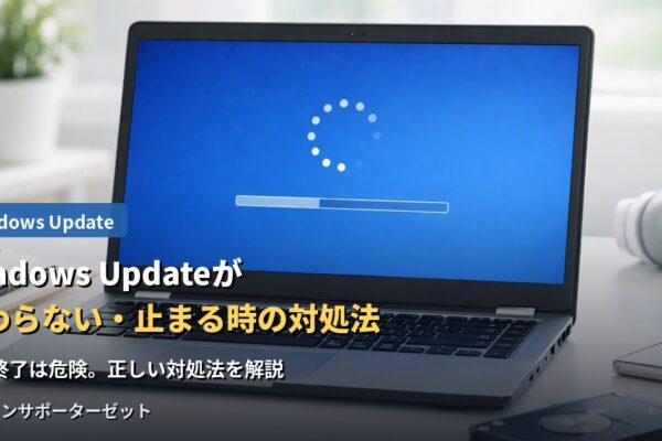 Windows Updateが終わらない・止まる、そんな時の対処法