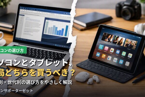 パソコンとタブレット、購入前に迷う方も多いのではないでしょうか。それぞれの特徴と、用途別・世代別の選び方を都城市のパソコンサポーターゼットが分かりやすく解説します。
