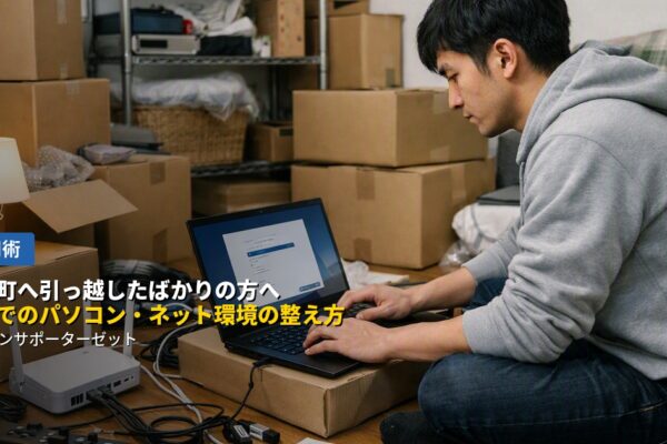 三股町へ引っ越したばかりの方へ。新居でのパソコン・ネット環境の整え方