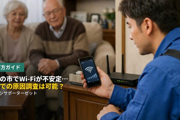 えびの市でWi-Fiが不安定…出張での原因調査は可能?