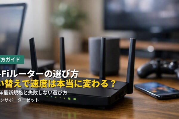 「Wi-Fiが遅い」を解決するためにルーターを買い替えるべきか迷っていませんか。買い替えで速度が改善するケース・しないケース、2026年現在の規格の違い、選ぶときのチェックポイントを都城市のパソコンサポーターゼットが解説します。
