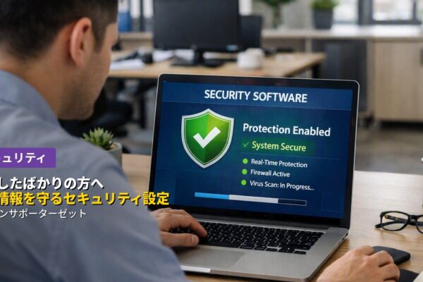 開業したばかりの方に向けて、顧客情報を守るために整えておきたいパソコンのセキュリティ設定をご紹介します。セキュリティソフト、パスワード管理、二段階認証、日頃の備えまで都城のパソコンサポーターゼットが詳しく解説します。